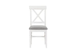 Mellor Dining Chair Fabric Grey front view picture