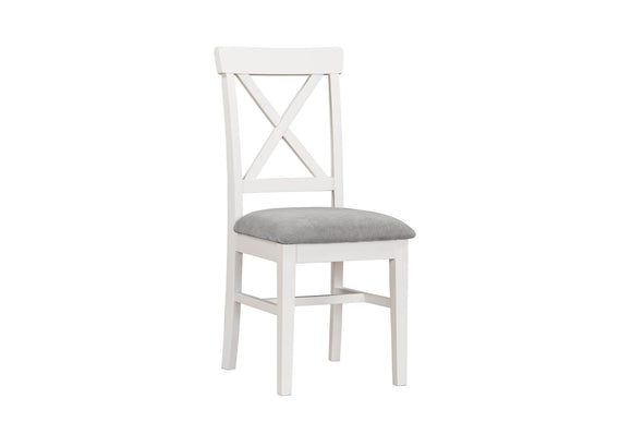 Mellor Dining Chair Fabric Grey picture on the white background