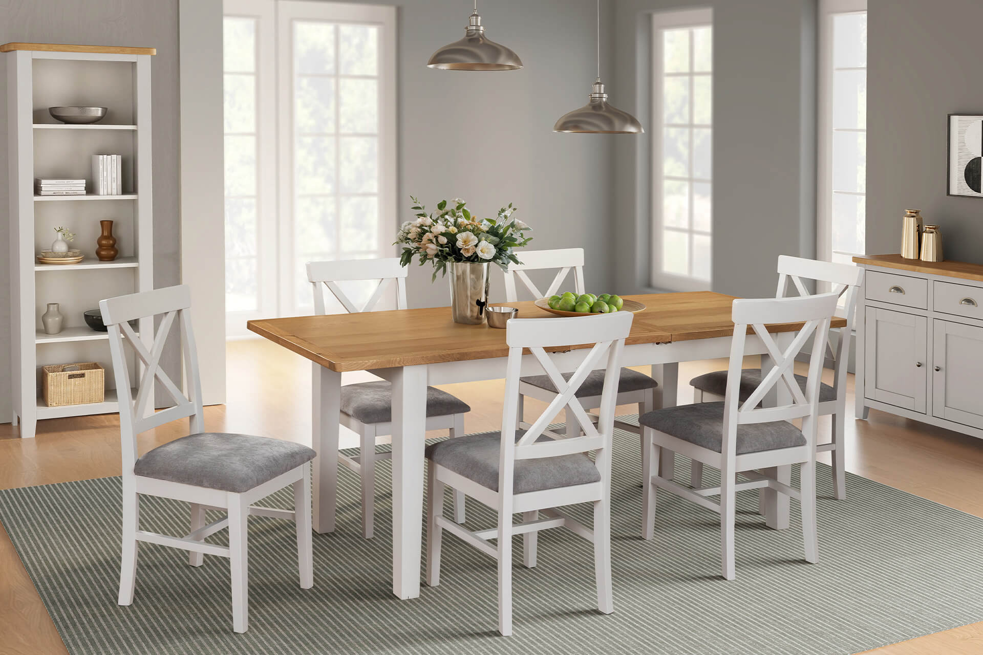 Mellor Extendable Dining Table 120/160 cm Cashmere | Foys.ie - Default ...