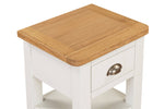 Mellorn Lamp Table 1 Drawer Cashmere top view picture