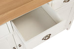Mellor Large Sideboard Cashmere close view picture of the opened drawer