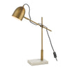 Mendal Desk Lamp Antique Bronze and Marble Base picture on the white background