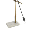 Mendal Desk Lamp Antique Bronze and Marble Base close view picture of the marble base