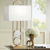 Metal And Marble Table Lamp life style picture