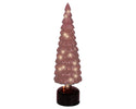 Micro LED Rotating Tree Glass Flashing Effect picture on the white background