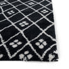 Milo Geometric Rug Black 04 picture of the corner
