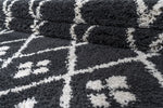 Milo Geometric Rug Black 04 picture of the color shade