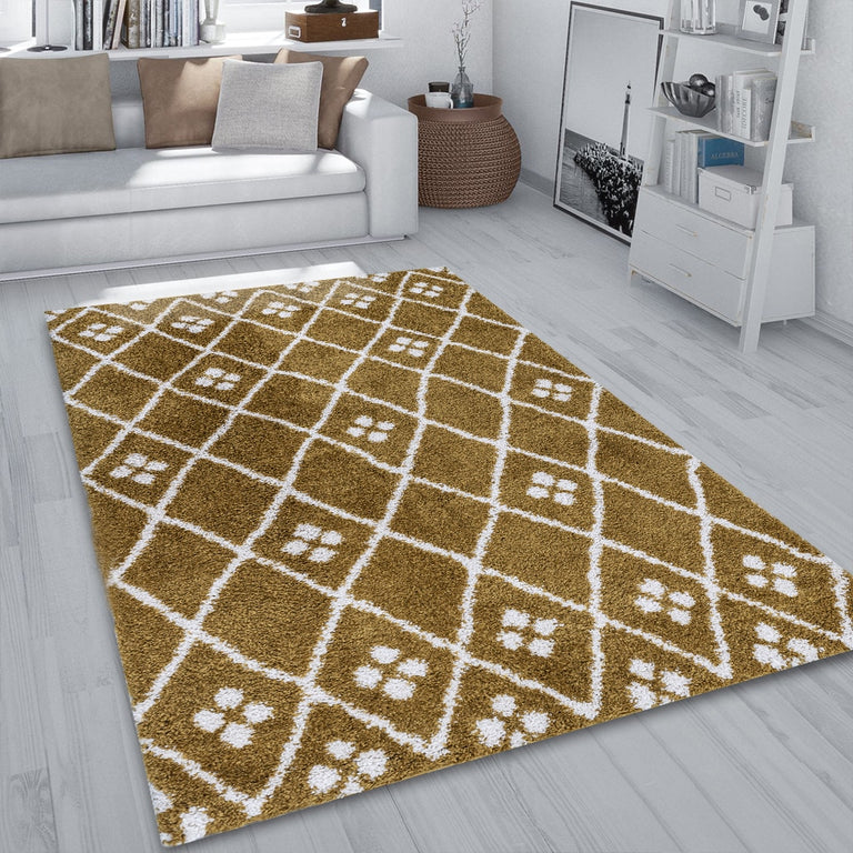 Milo Geometric Rug - Mustard 05