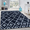 Milo Geometric Rug Navy 03 lifestyle picture