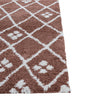 Milo Geometric Rug Salmon 02  picture of the corner