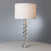 Mina Table Lamp Crystal and Polished Chrome contemporary table lamp