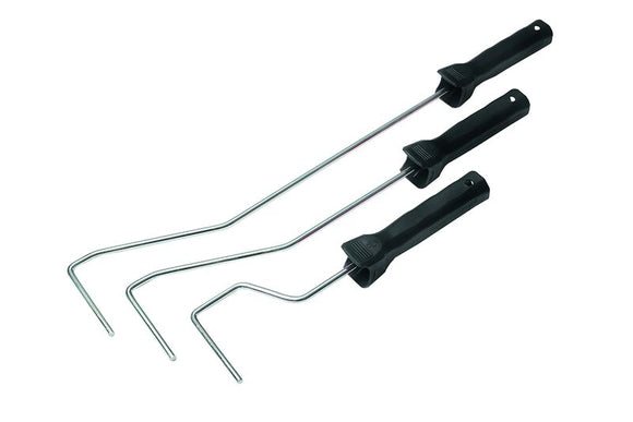 Mini Roller Frame with plastic handle close view photo on the white background.