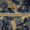 Scatterbox Cushion Mira Navy/Sand with a visible zipper