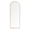 Modena Arch Wall Mirror Gold 40x120 cm picture on the white background