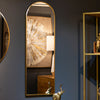 Modena Arch Wall Mirror Gold 40x120 cm life style picture