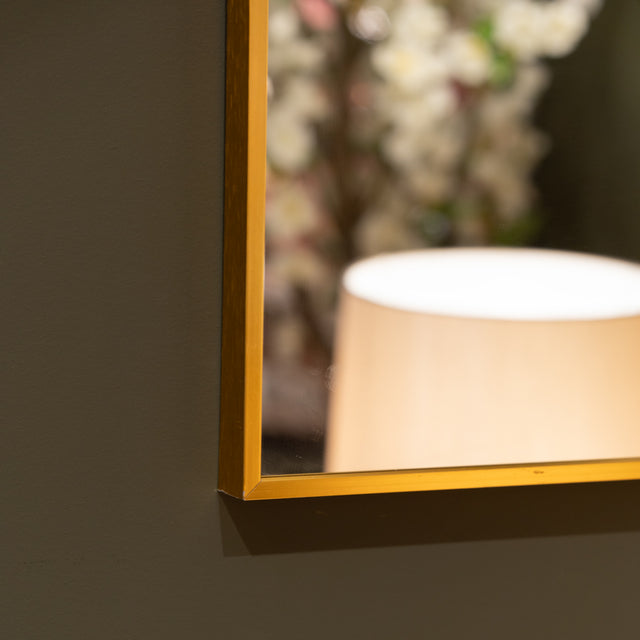 Modena Arch Wall Mirror Gold 66x96 cm – Elegant Arch Mirror