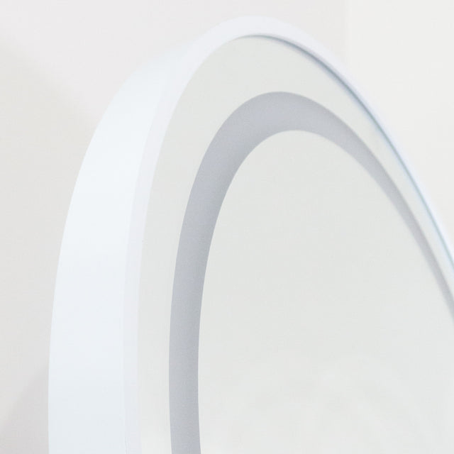 Modena LED Cheval Arch Mirror White