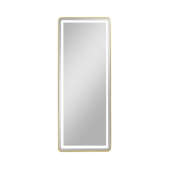 LED cheval mirror gold