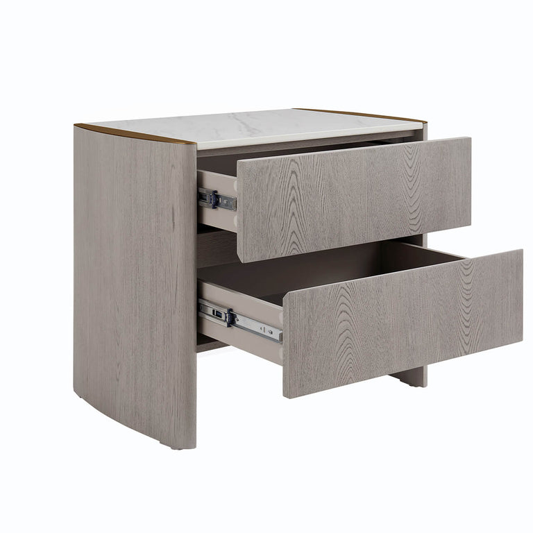 Mondello Bedside Table Washed Oak