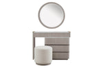Mondello Dressing Table with 5 Drawer Chest front view picture