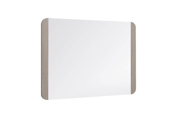 Mondello Rectangular Mirror Washed Oak picture on the white background