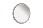 Mondello Round Mirror Washed Oak picture on the white background