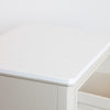 Monroe 1 Drawer Accent Table Stone close view [picture of the sintered stone top