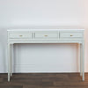 Monroe 3 Drawer Console With Marble Top Stone front view picture