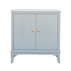 Monroe 2 Door Cabinet With Marble Top Sage elegant design