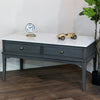 Monroe Coffee Table With Marble Top Russell with durable sleek marble top