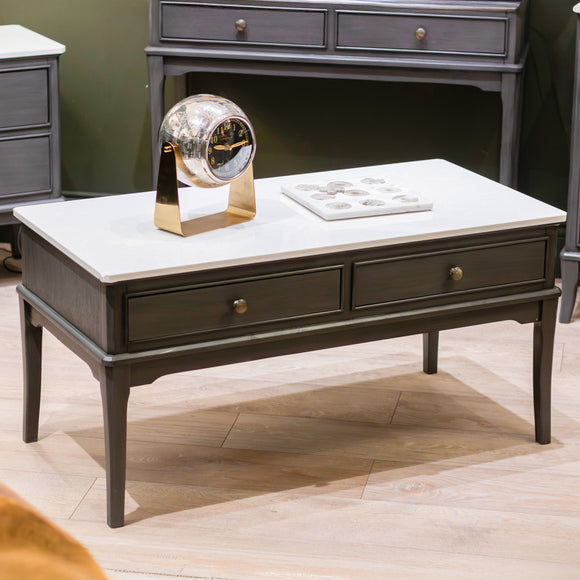 Monroe Coffee Table With Marble Top Russell life style picture