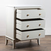 Monroe Large 3 Drawer Locker Stone picture with opened drawers