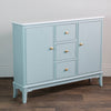 Monroe Slim Sideboard With Marble Top Sage picture from the side