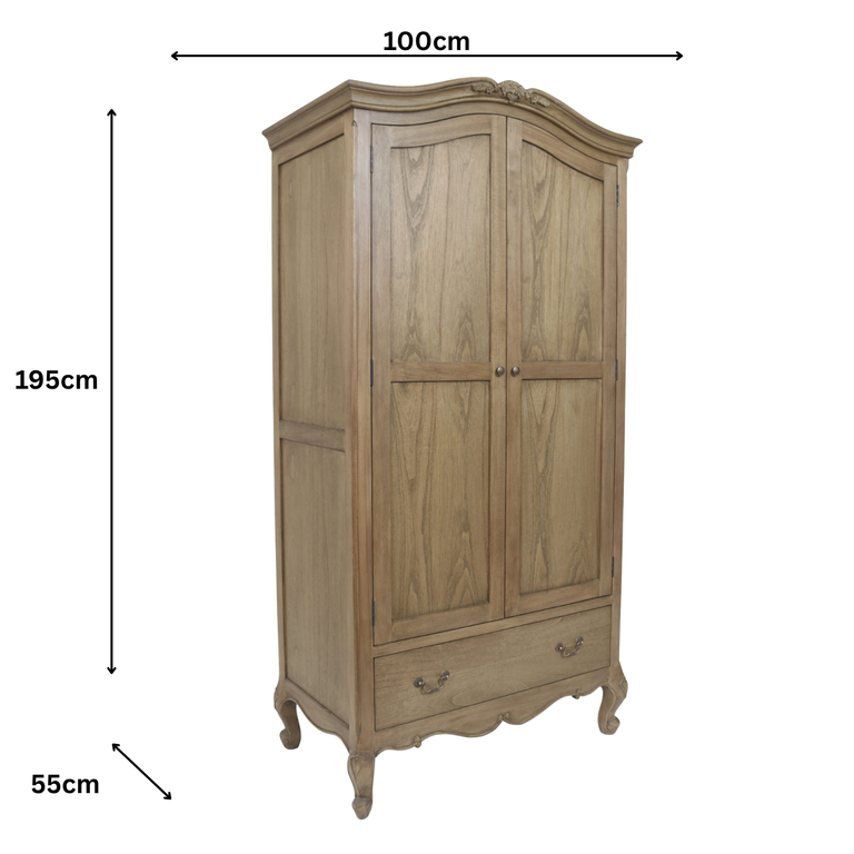 Monte Cristo 2 Door Wardrobe