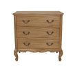 Monte Cristo 3 Drawer Chest front view picture of the chest design