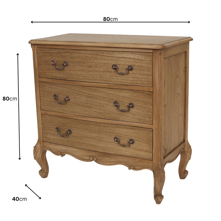 Monte Cristo 3 Drawer Chest