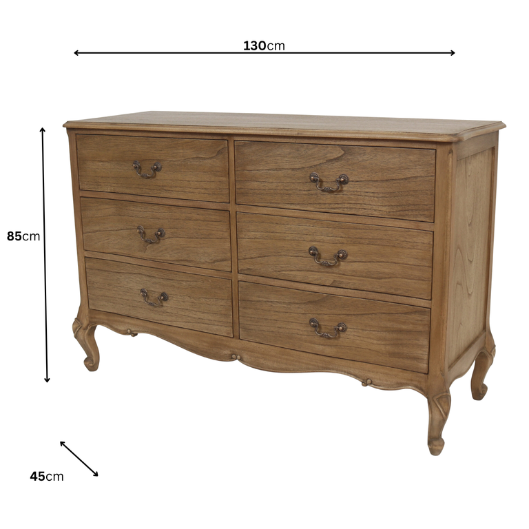Monte Cristo 6 Drawer Chest