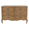 Monte Cristo 6 Drawer Chest front view picture of the dresser