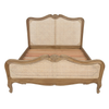 Monte Cristo 6ft Rattan Super King Size Bed front view picture of the bed