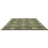 Morris & Co Montreal Floral Rug Forest perfect fit for bedrooms and living rooms