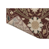 Morris & Co Montreal Floral Rug Russet hand-knotted rug with a flatweave pile