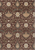 Morris & Co Montreal Floral Rug Russet picture of the rug floal pattern