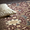 Morris & Co Montreal Russet Rug 130500 close view life style picture
