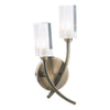 Morgan 2 Light Wall Light Antique Brass picture on the white background