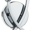 Morgan 2 Light Wall Light Polished Chrome close view picture of the fitting plate