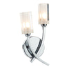 Morgan 2 Light Wall Light Polished Chrome picture on the white background