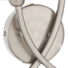 Morgan 2 Light Wall Light Satin Chrome close view picture of the fitting plate