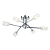 Morgan 6 Light Semi-Flush Polished Chrome picture on the white background
