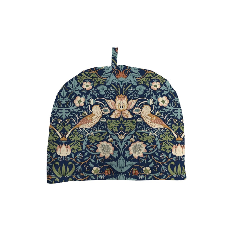 Morris & Co Strawberry Thief Tea Cosy - Indigo