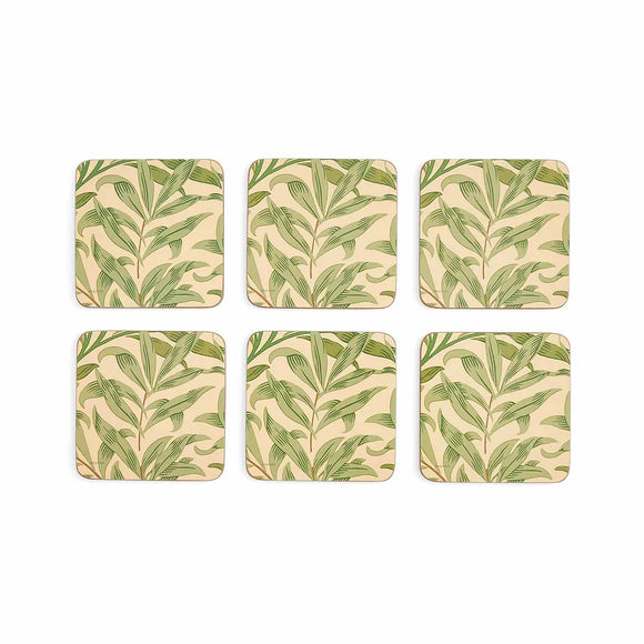 Green willow boughs coaster